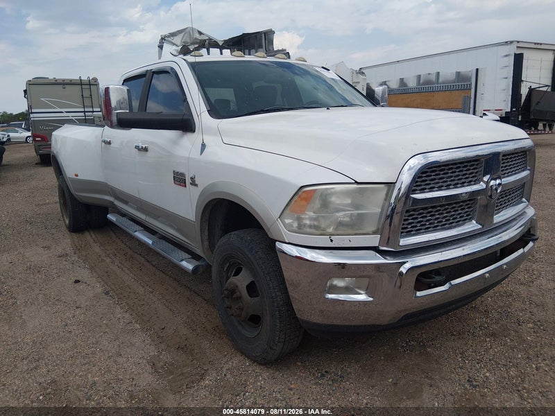 2010 Dodge Ram 3500 Laramie Белый vin: 3D73Y4CL0AG157582