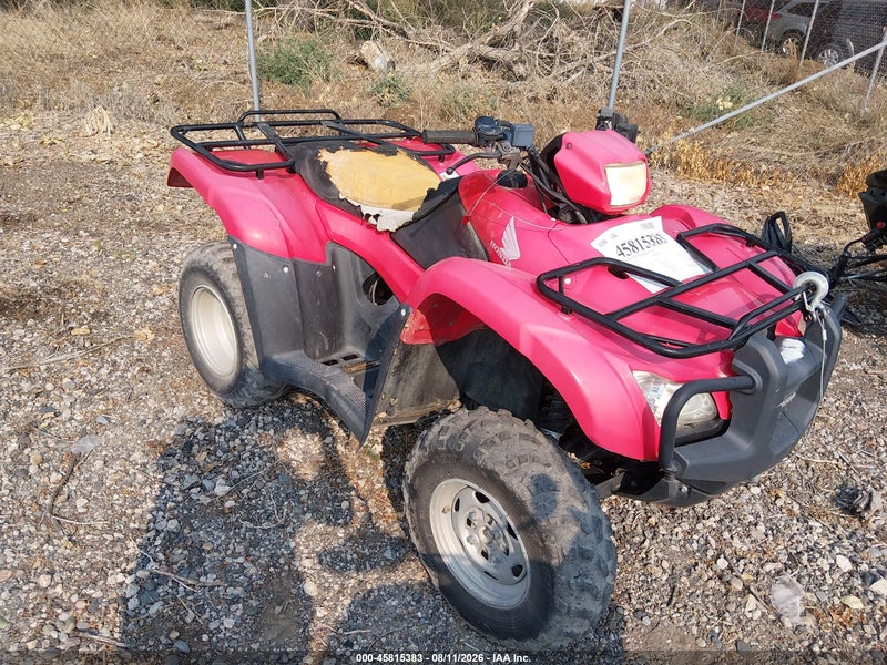2012 Honda Trx500 Fpe Red vin: 1HFTE38H7C4000607