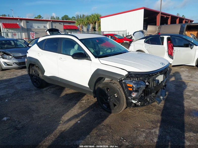 2026 Hyundai Kona Sel Sport White vin: KM8HF3AB3TU418385