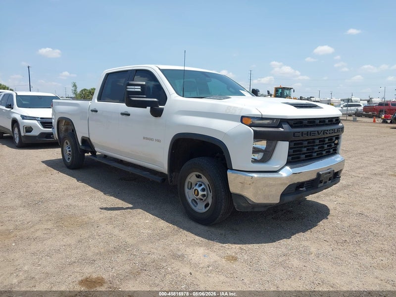 2022 Chevrolet Silverado 2500hd 2wd  Standard Bed Wt White vin: 2GC4WLE78N1216326