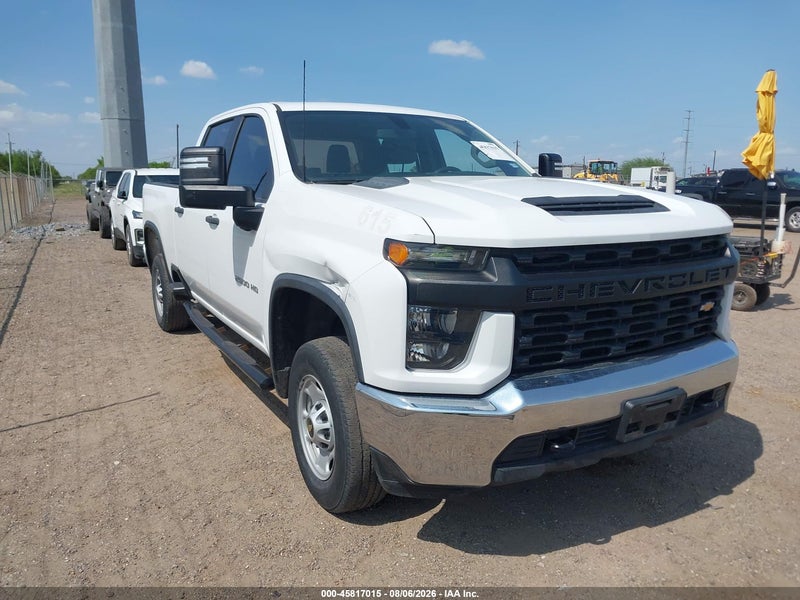 2022 Chevrolet Silverado 2500hd 2wd  Standard Bed Wt White vin: 1GC4WLE79NF232348