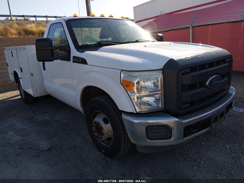 2016 Ford F-350 Chassis Xl White vin: 1FDRF3G62GEC86671