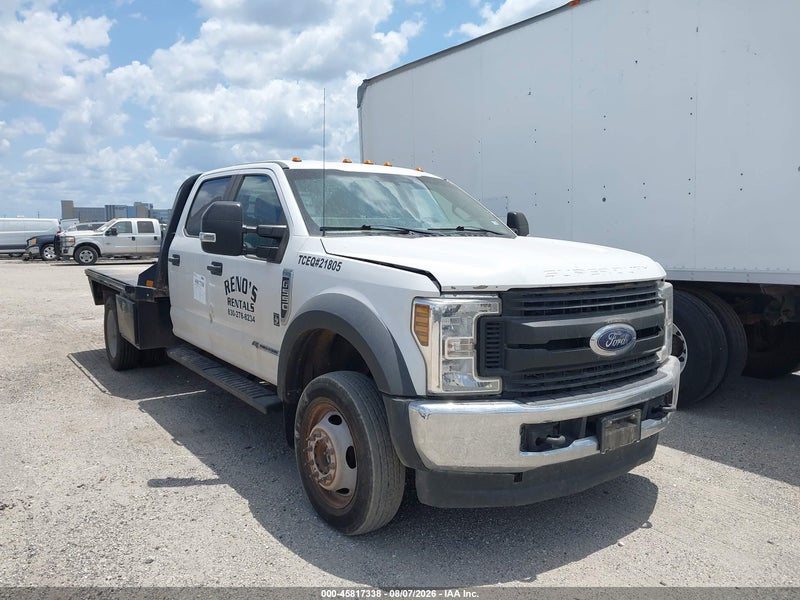 2018 Ford F-550 Chassis Xl White vin: 1FD0W5HT5JEB42497