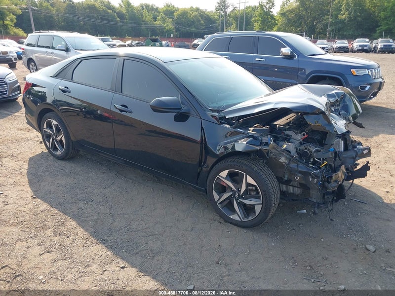 2023 Hyundai Elantra Sel Черный vin: KMHLS4AG3PU557106