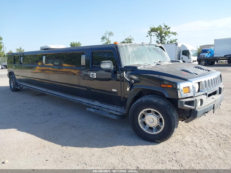 2006 Hummer H2 Suv   Black vin: 5GRGN23U26H109532