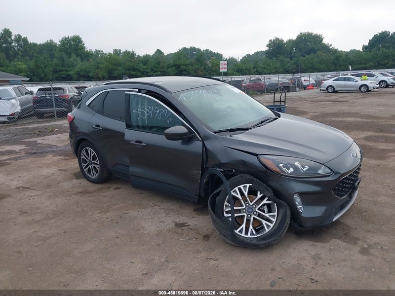 2020 Ford Escape Sel Серый vin: 1FMCU9H69LUC36802