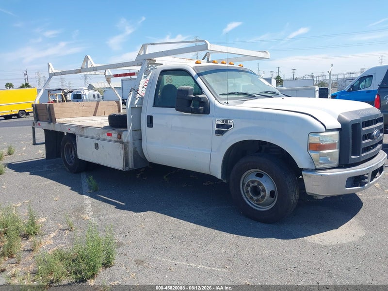 2009 Ford F-350 Chassis Xl/xlt White vin: 1FDWF36569EA50572