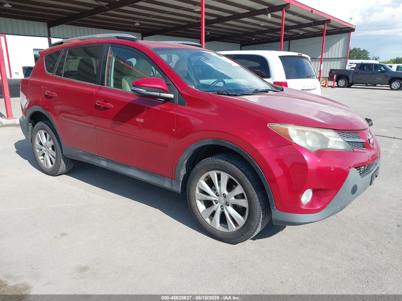2015 Toyota Rav4 Limited Красный vin: 2T3YFREV2FW158953