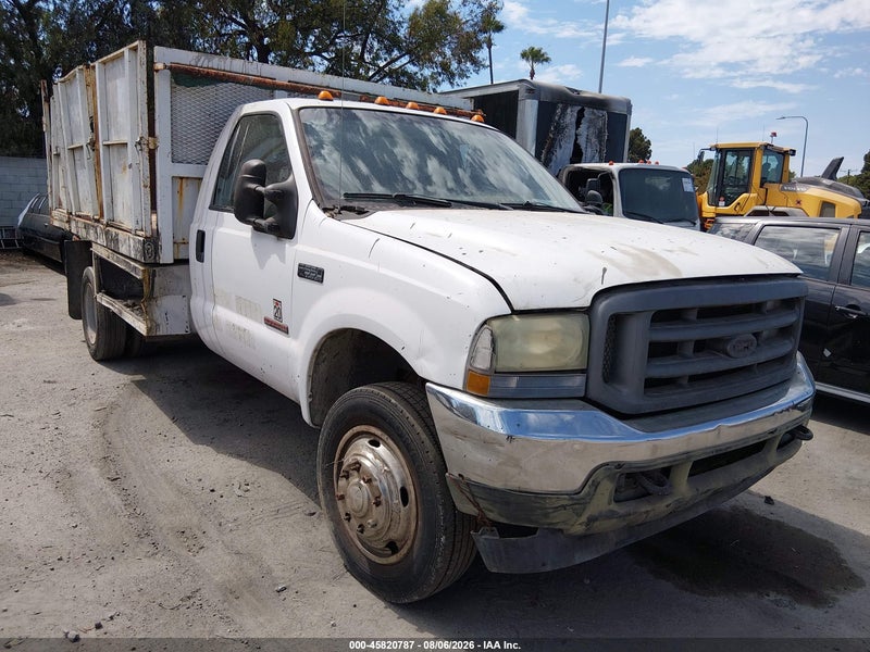 2004 Ford F-550 Xl/xlt White vin: 1FDAF56P44EC07953