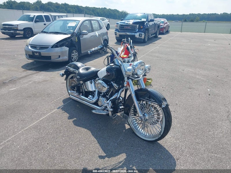 2007 Harley-davidson Flstc   Black vin: 1HD1BW5137Y053112