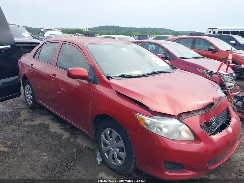 2010 Toyota Corolla Le Red vin: 1NXBU4EE5AZ330599