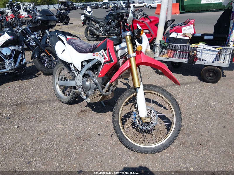 2014 Honda Crf250 L White vin: MLHMD3812E5101858