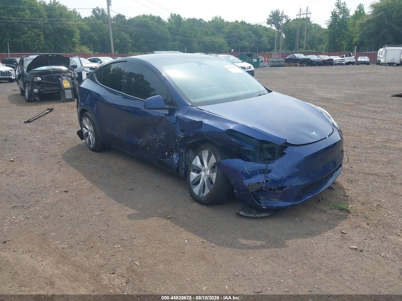 2023 Tesla Model Y Awd/long Range Dual Motor All-wheel Drive Dark Blue vin: 7SAYGDEEXPA106431