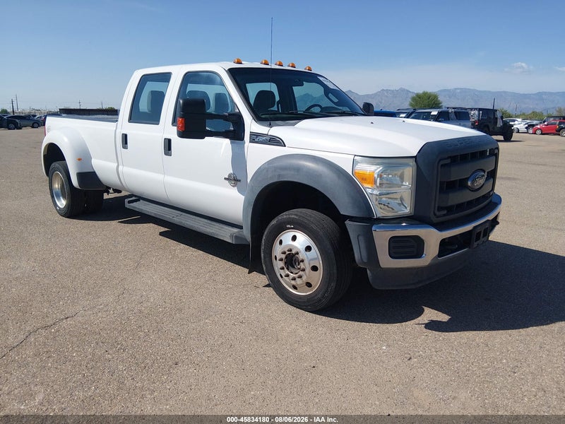 2016 Ford F-450 Xl White vin: 1FT8W4DT7GED16361