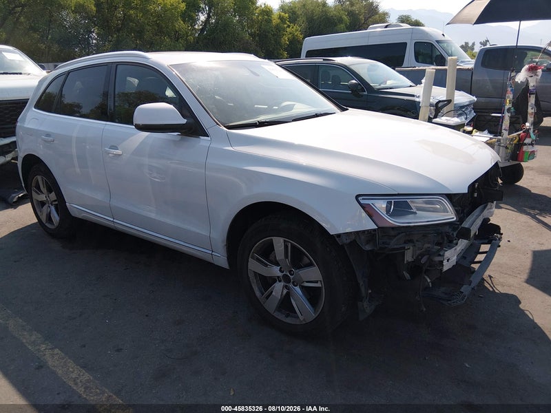 2014 Audi Q5 2.0t Premium White vin: WA1LFAFP4EA054970