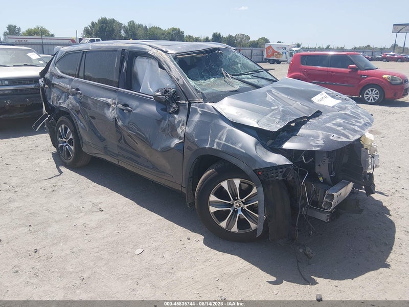 2021 Toyota Highlander Xle Gray vin: 5TDGZRAH6MS518596