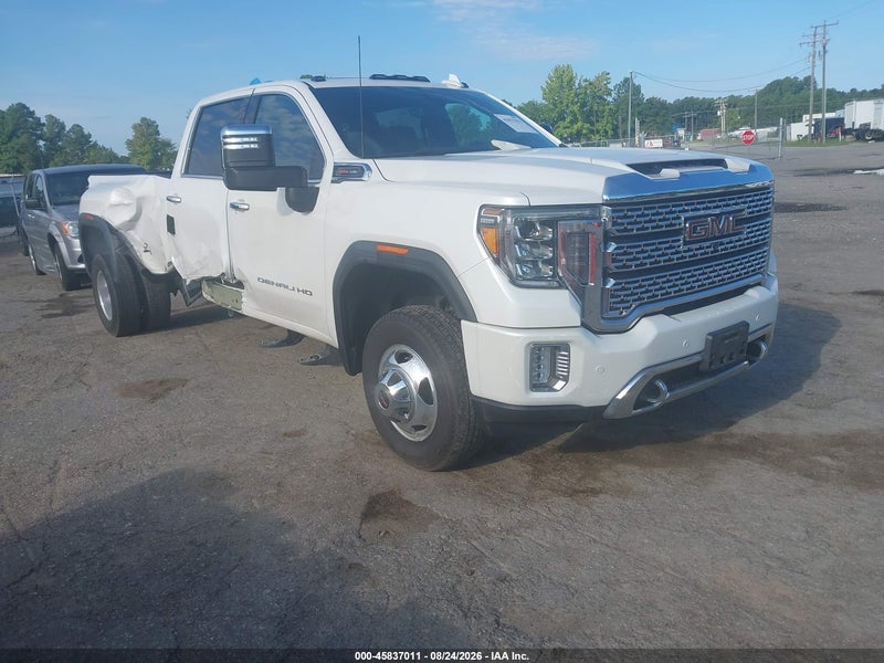 2020 Gmc Sierra 3500hd 4wd  Long Bed Denali White vin: 1GT49WE76LF253924