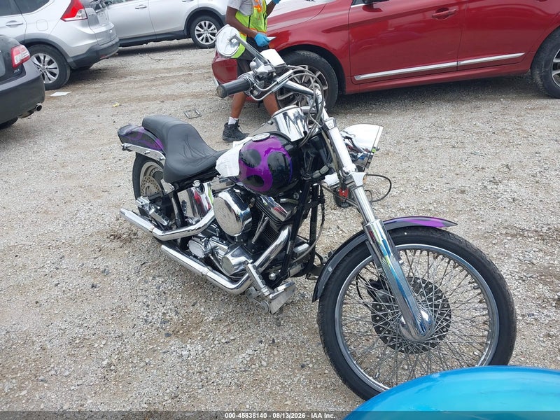 1990 Harley-davidson Fxst Custom Purple vin: 1HD1BKL19LY022887
