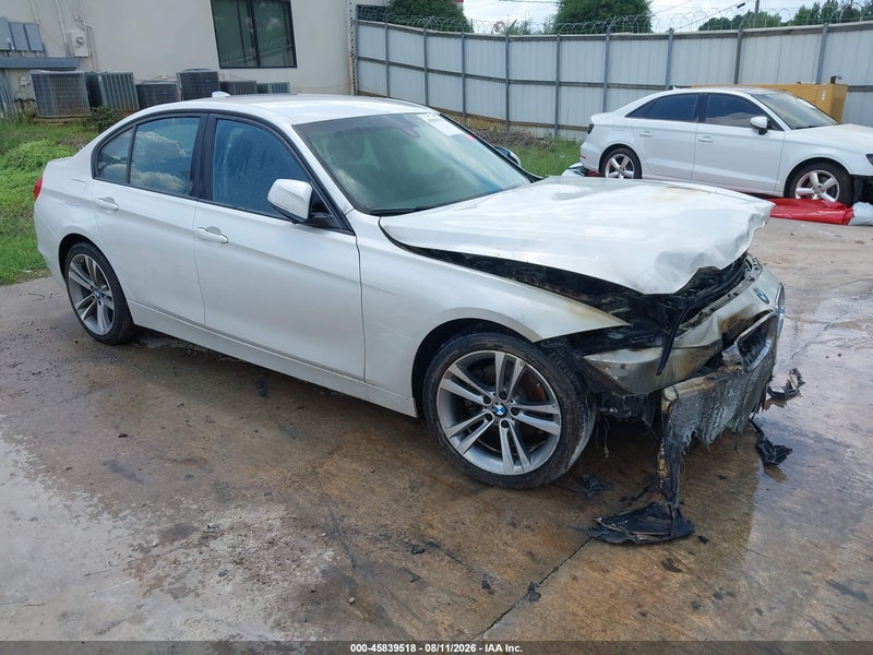 2015 Bmw 320i White vin: WBA3B1G52FNT02784