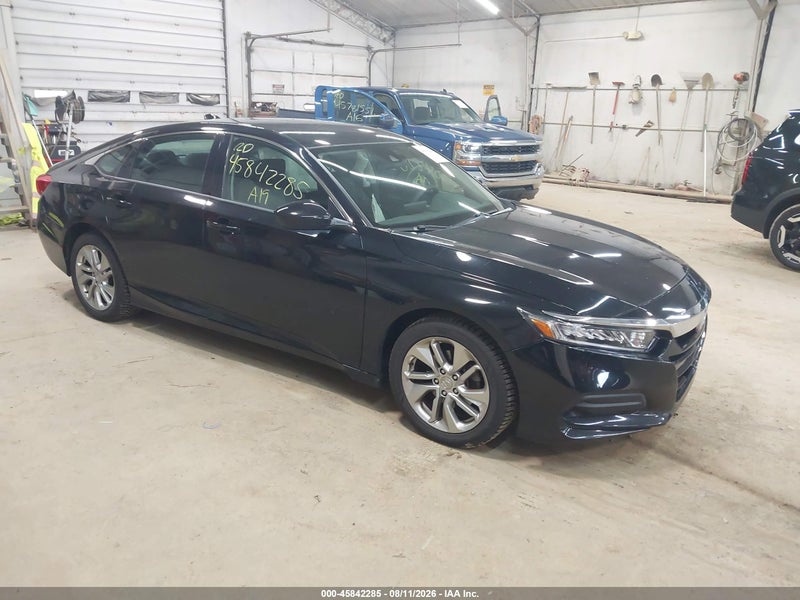 2019 Honda Accord Lx Black vin: 1HGCV1F16KA102289