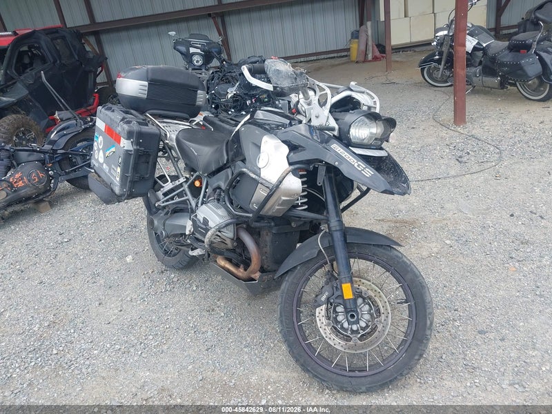 2011 Bmw R1200 Gs Black vin: WB1046002BZX51314