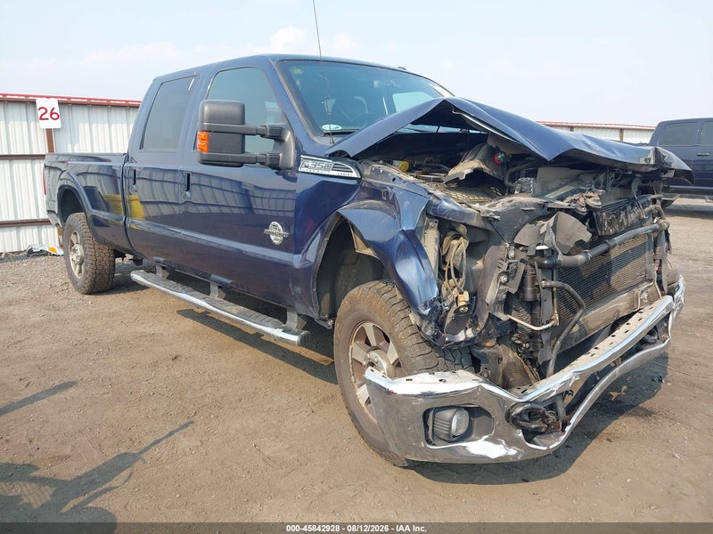 2013 Ford F-350 Lariat Dark Blue vin: 1FT8W3BT3DEA39944