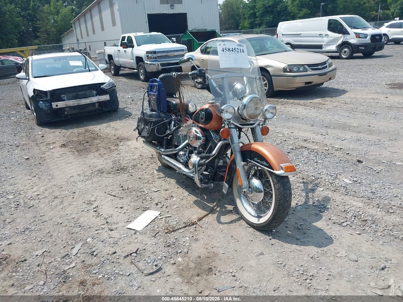 2008 Harley-davidson Flstc 105th Anniversary Edition Orange vin: 1HD1BW5418Y022002