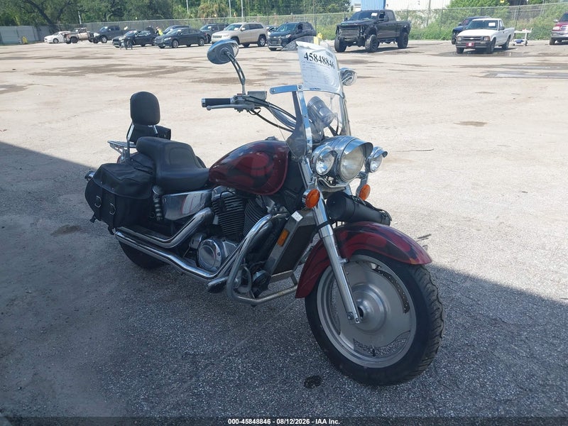 2002 Honda Vt1100 C2 Красный vin: 1HFSC43072A204719