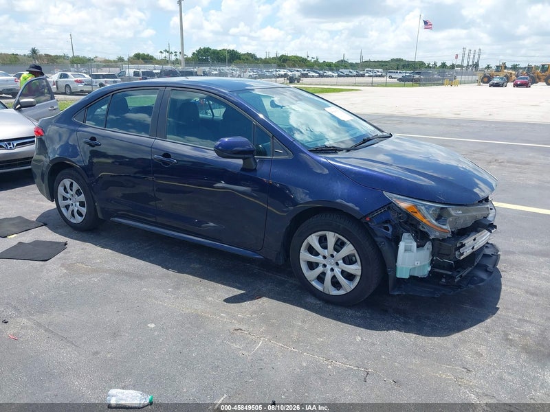 2022 Toyota Corolla Le Blue vin: 5YFEPMAE3NP360430