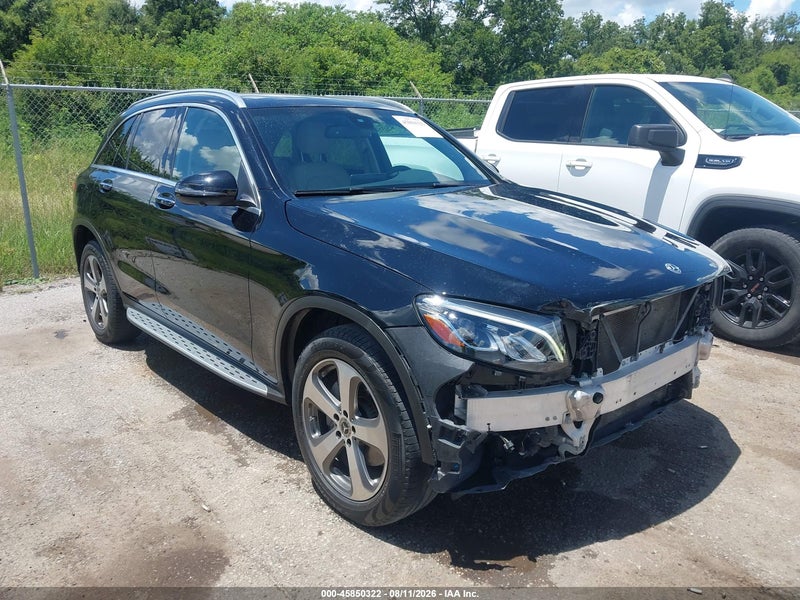 2018 Mercedes-benz Glc 300   Black vin: WDC0G4JB6JV022845