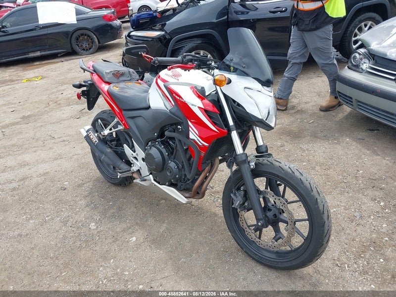 2015 Honda Cb500 F White vin: MLHPC4568F5200806