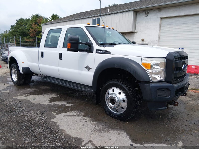 2015 Ford F-450 Xl White vin: 1FT8W4DT5FEB26086