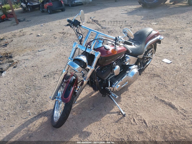 2000 Harley-davidson Fxstd   Maroon vin: 1HD1BSY60YY058317