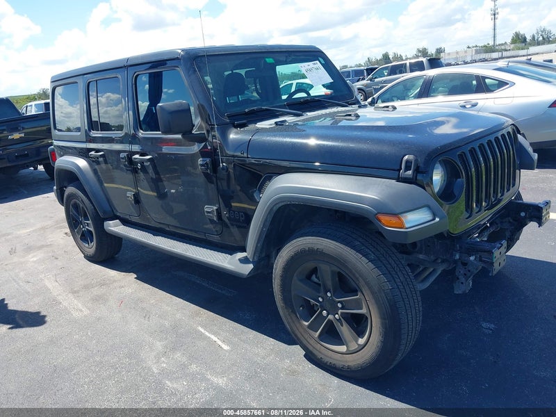 2023 Jeep Wrangler 4-door Sport Altitude 4x4 Black vin: 1C4HJXDG1PW530663