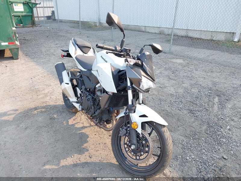2023 Kawasaki Er400 D White vin: JKAERKD10PDAN0634