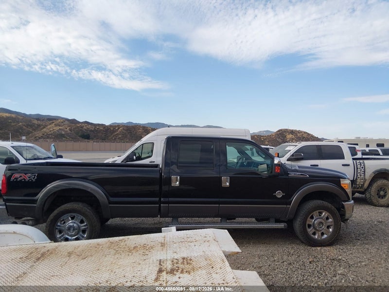 2012 Ford F-350 Lariat Black vin: 1FT8W3BT2CEB61872