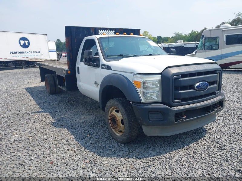 2013 Ford F-550 Chassis Xl White vin: 1FDUF5GT6DEB53693