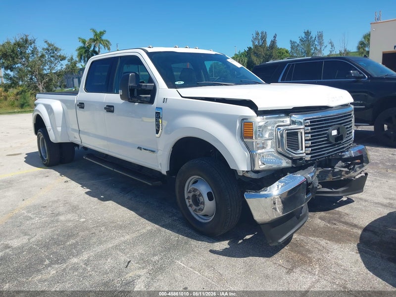 2021 Ford F-350 Xlt White vin: 1FT8W3DT3MED42431