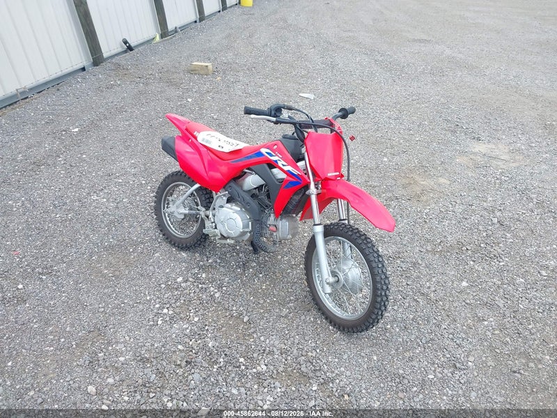 2024 Honda Crf110 F Red vin: LALJE0247R3608666