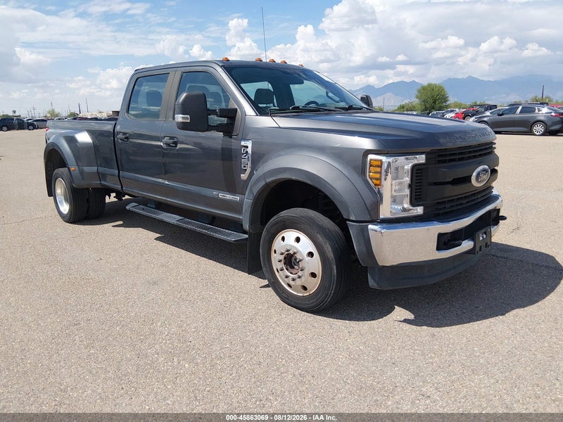 2018 Ford F-450 Xl Gray vin: 1FT8W4DT9JEB13415