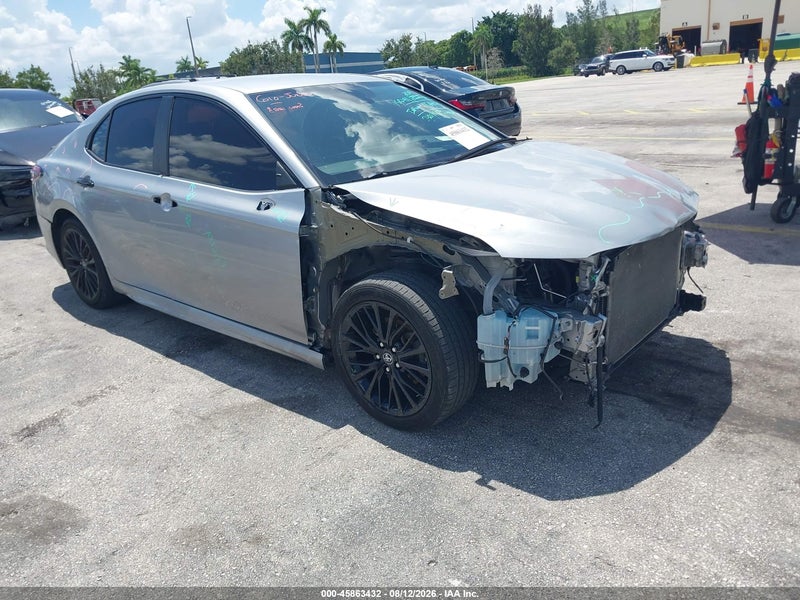 2019 Toyota Camry Se Silver vin: 4T1B11HK2KU244760