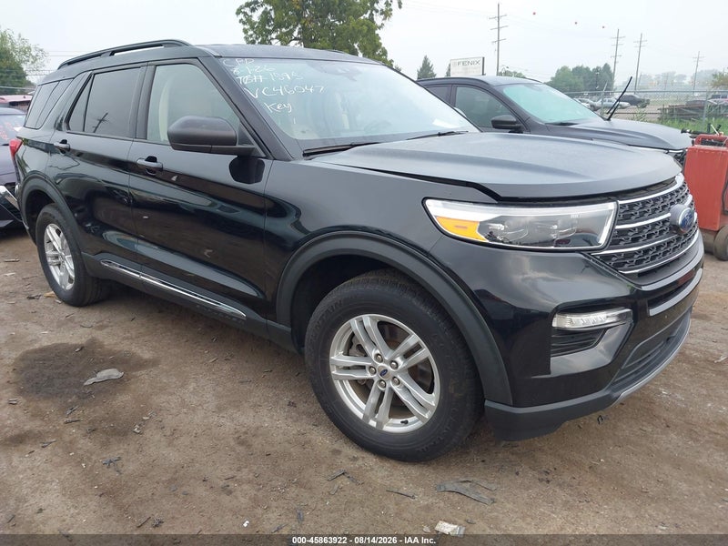 2021 Ford Explorer Xlt Black vin: 1FMSK8DH1MGC46047