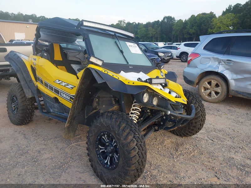 2016 Yamaha Yxz1000 Se Yellow vin: 5Y4AN01Y9GA103889
