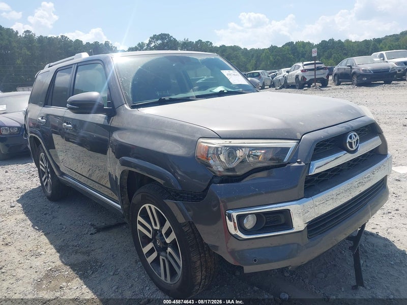 2016 Toyota 4runner Limited Серый vin: JTEBU5JR1G5348938