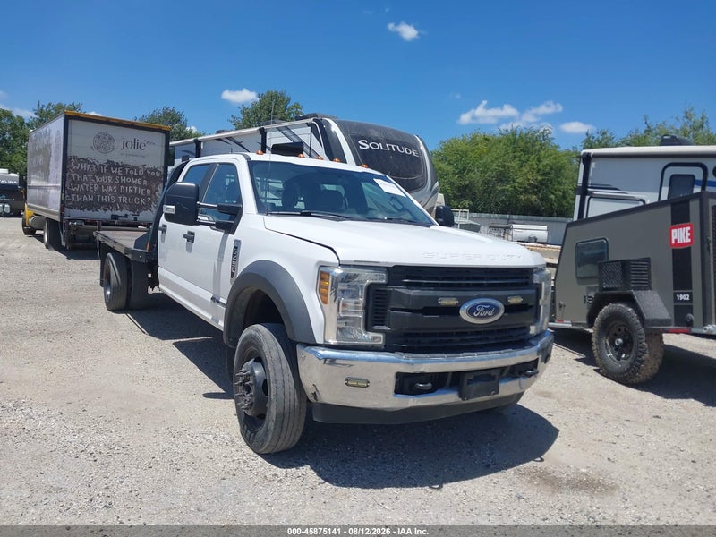 2018 Ford F-450 Chassis Xl White vin: 1FD0W4GT7JEC49109