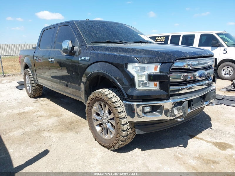 2017 Ford F-150 Lariat Black vin: 1FTEW1EFXHKD16318