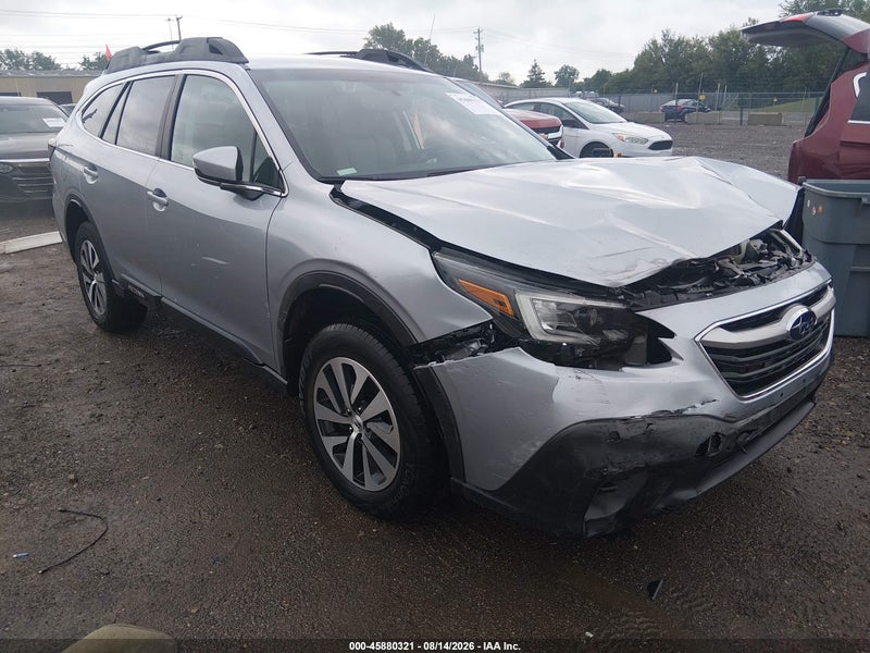 2020 Subaru Outback Premium Silver vin: 4S4BTACC2L3122207