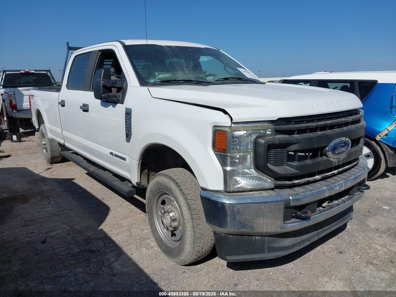 2021 Ford F-350 Xl White vin: 1FT8W3BT1MEC11744