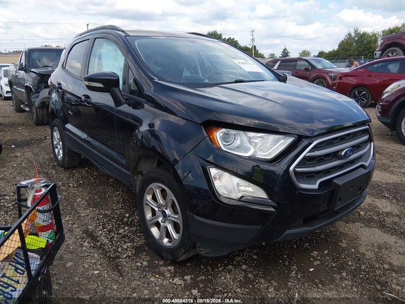 2020 Ford Ecosport Se Black vin: MAJ6S3GL0LC367205