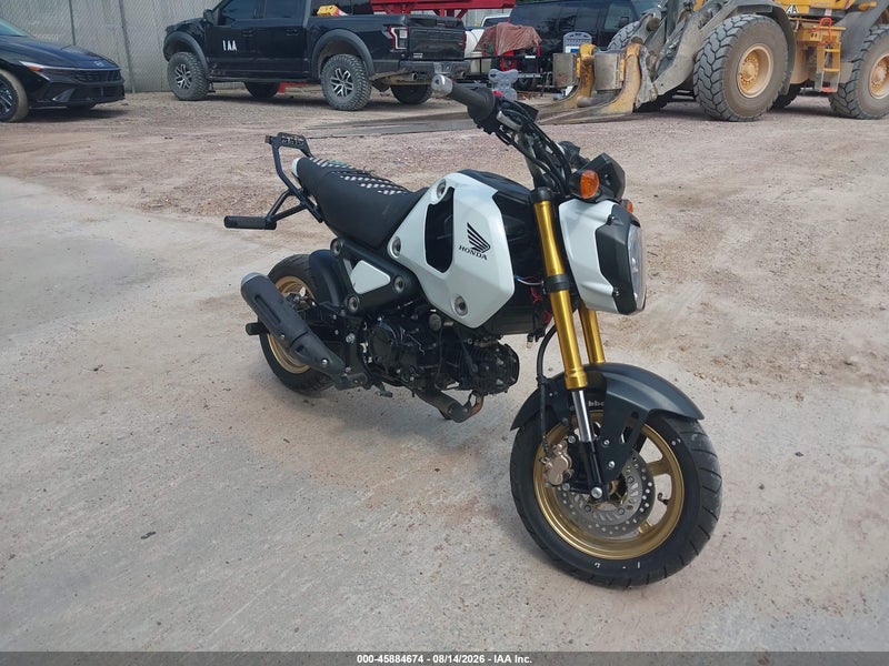 2022 Honda Grom 125 White vin: MLHJC9212N5006878